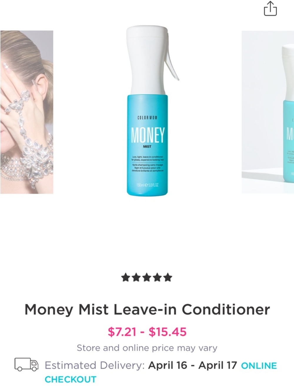 COLORWOW Money Mist Leave-In Conditioner - Blue